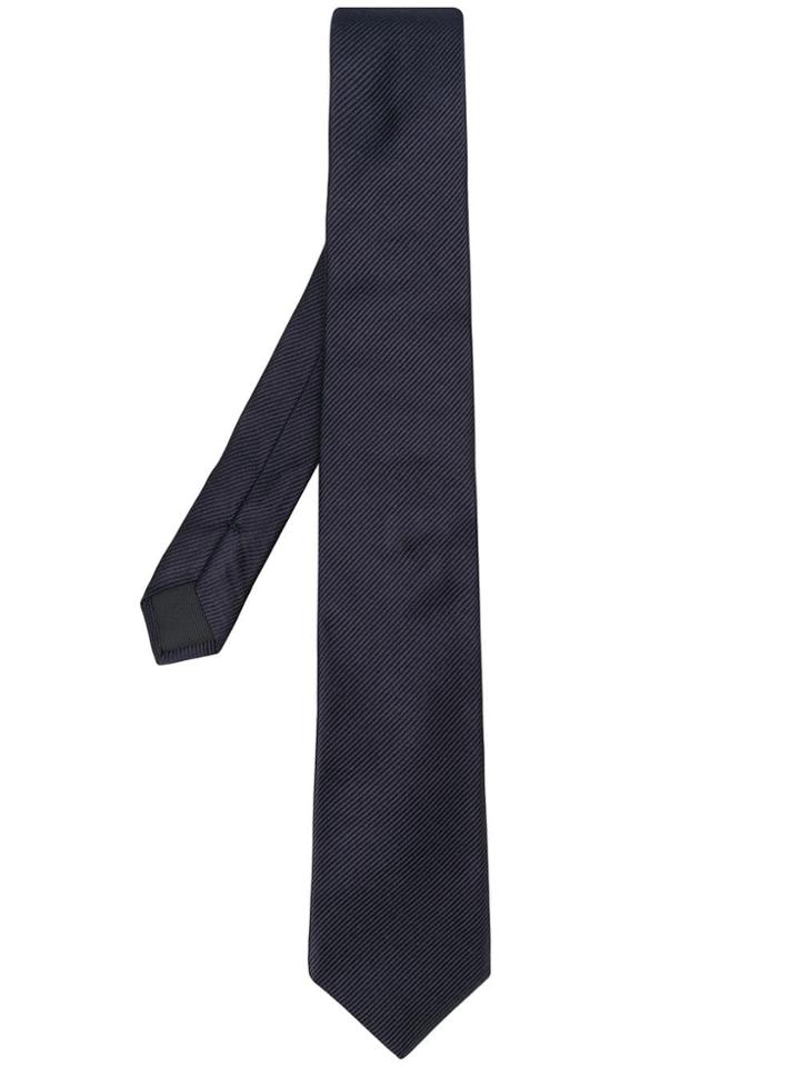 Boss Hugo Boss Diagonal Woven Tie - Blue