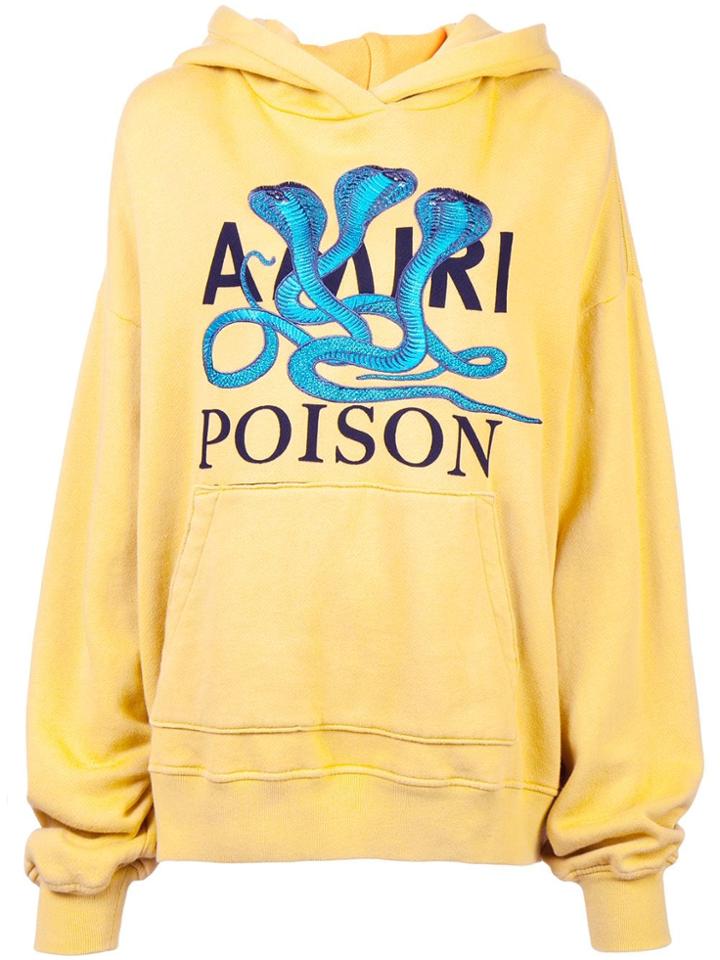 Amiri Logo Patch Hoodie - Yellow