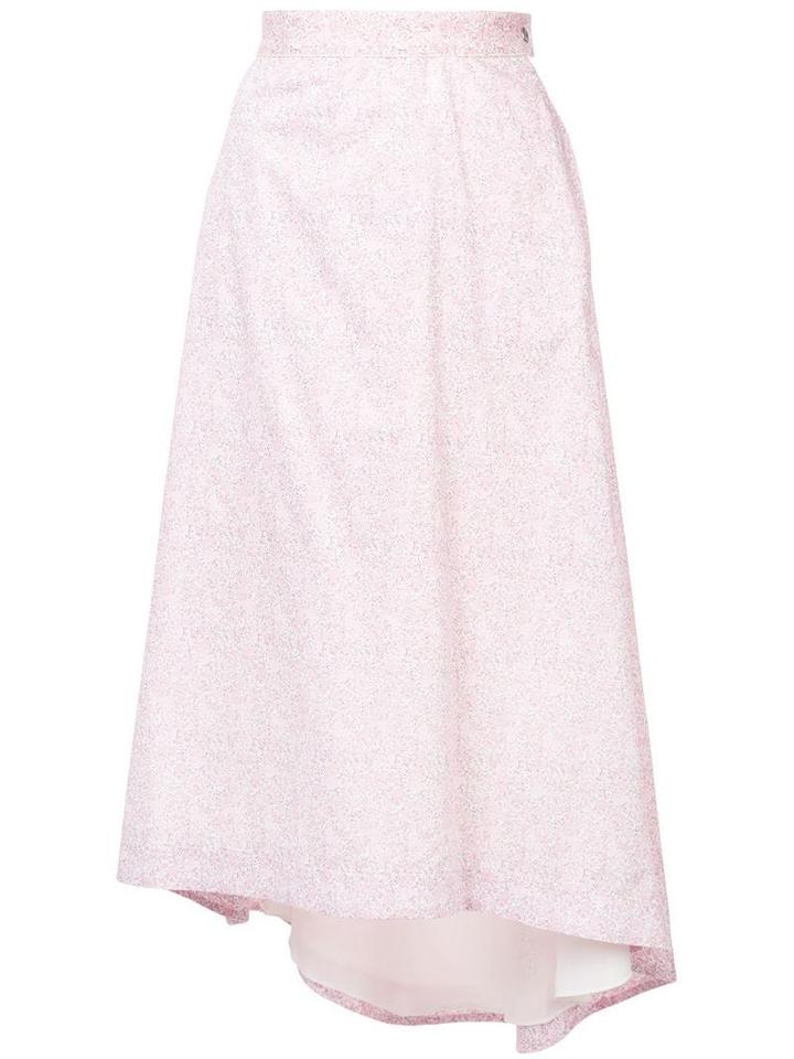 Loewe Floral-print Skirt - Pink