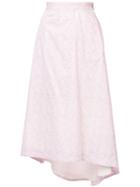 Loewe Floral-print Skirt - Pink