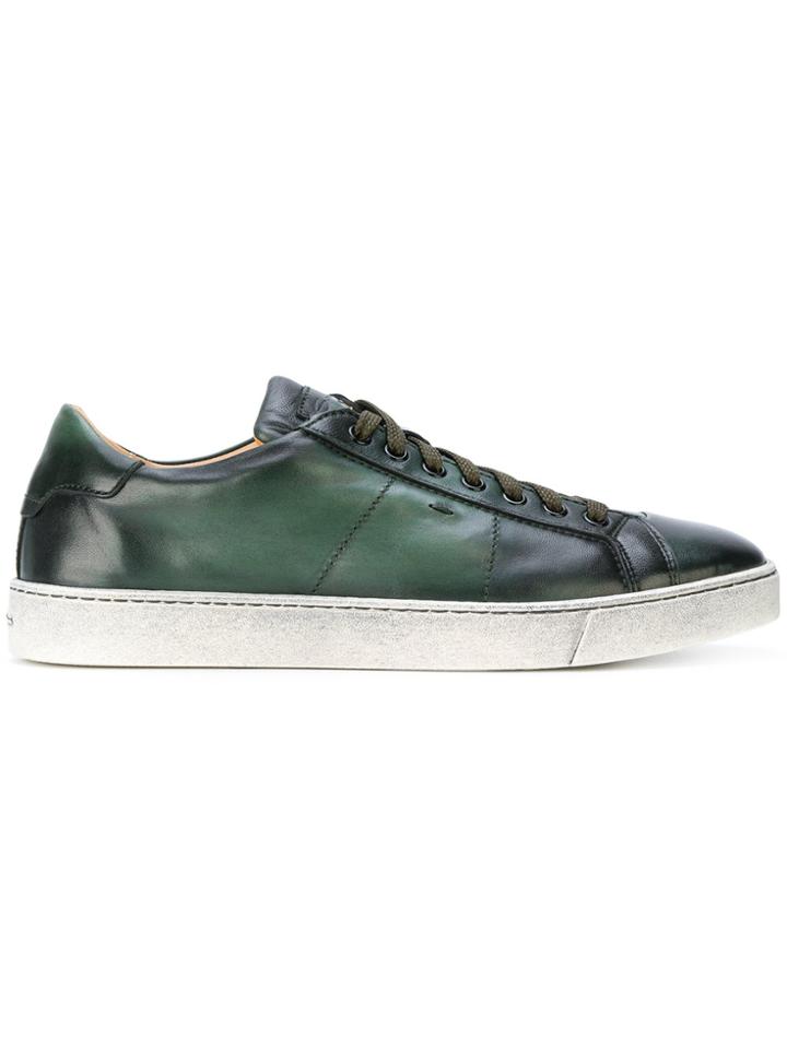 Santoni Lace-up Sneakers - Green