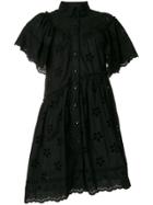 Simone Rocha Broiderie Anglaise Shirt Dress - Black