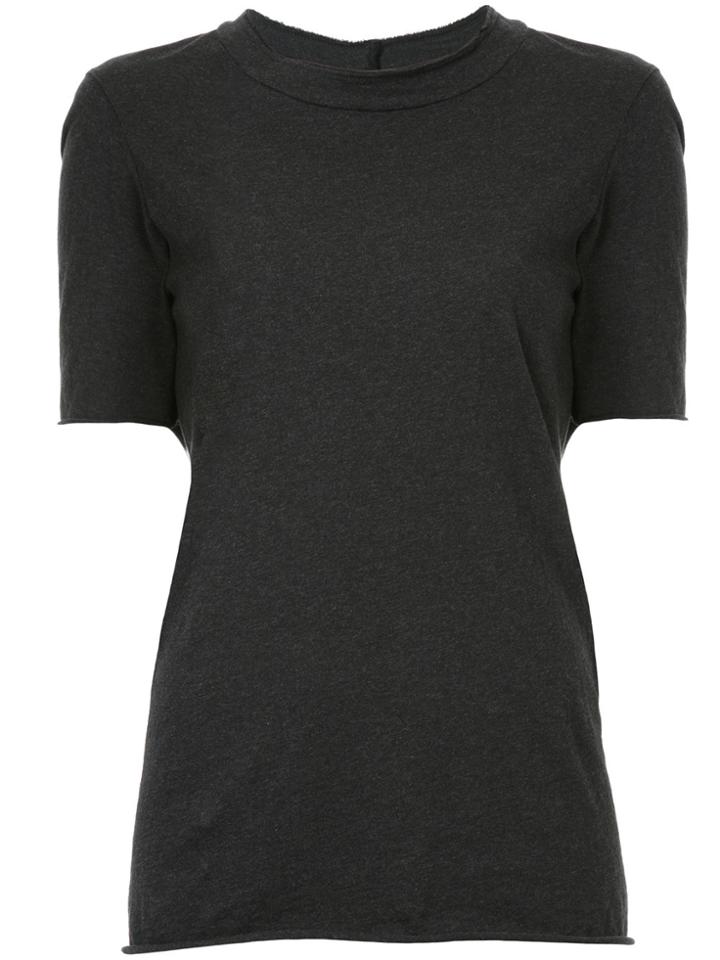 Zambesi Raw-edge T-shirt - Grey