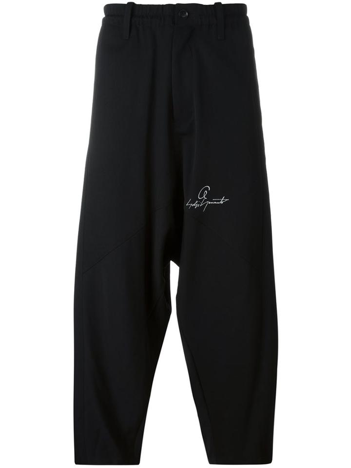 Yohji Yamamoto H-joint Tape Pants Iii, Men's, Size: 2, Black, Wool