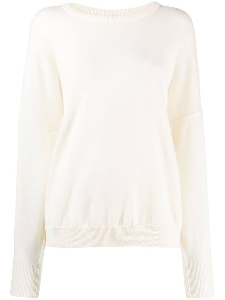 Indress Round Neck Sweater - Neutrals