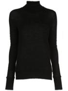 Amiri Cashmere Turtleneck Jumper - Black
