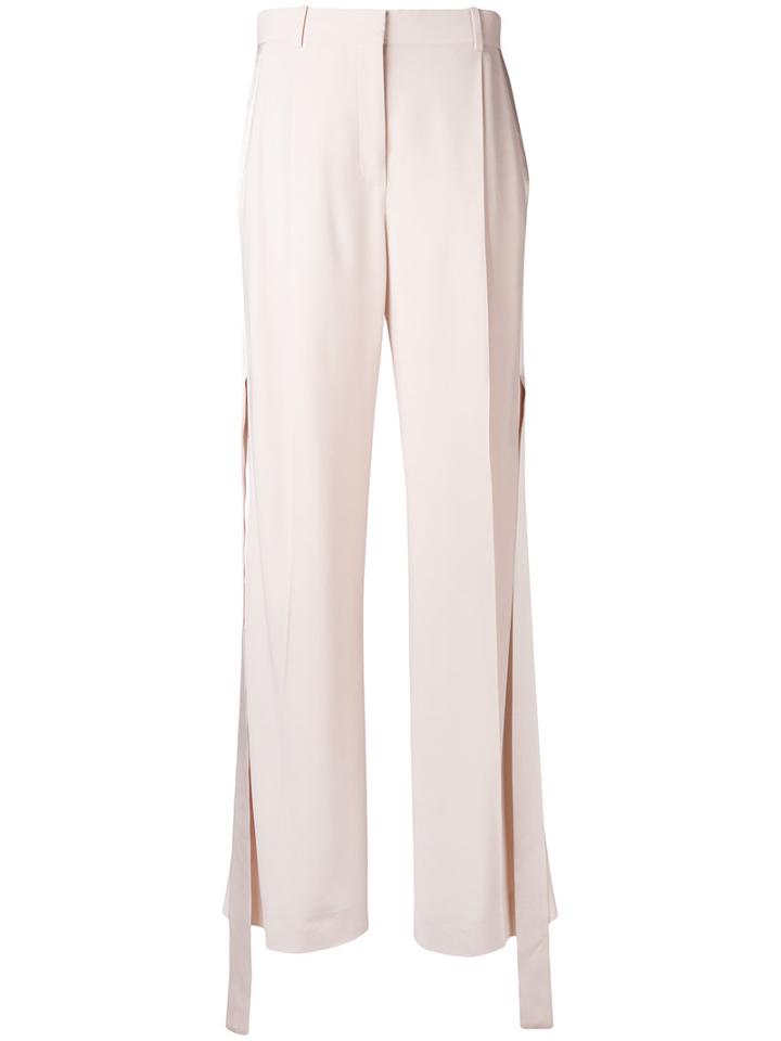 Givenchy Flared Tailored Trousers, Women's, Size: 36, Pink/purple, Viscose/spandex/elastane/silk/polyamide