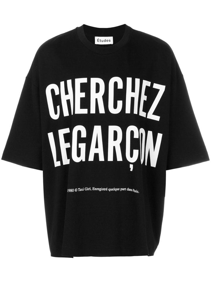 Études Desert Garçon T-shirt - Black