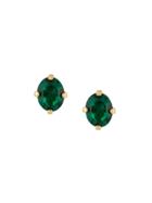 Wouters & Hendrix A Wild Original! Emerald Crystal Stud Earrings -