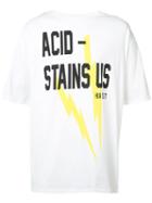 Haider Ackermann 'acid' Print Boxy T-shirt, Men's, Size: Small, White, Acetate/cotton