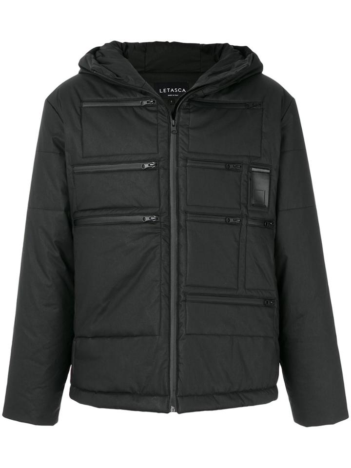 Letasca Zip-up Padded Jacket - Black