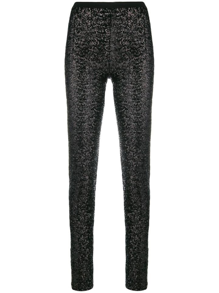 Gianluca Capannolo Sequin Leggings - Black