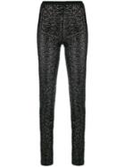 Gianluca Capannolo Sequin Leggings - Black
