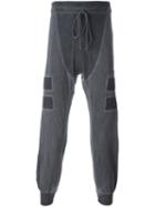 Lost & Found Rooms Side Stripe Trackpants, Men's, Size: M, Grey, Cotton