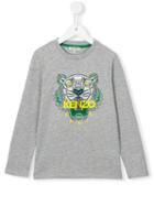Kenzo Kids 'tiger' Top, Girl's, Size: 10 Yrs, Grey