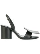 Jacquemus Geometric Strap Sandals - Black
