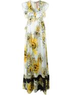 N.21 Sunflower Print Maxi Dress