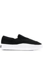 Y-3 Slip-on Flat Trainers - Black