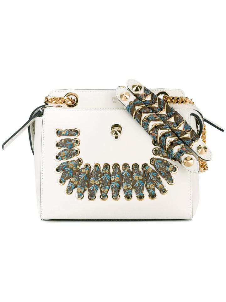 Fendi Small Dotcom Bag - White