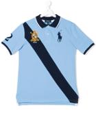 Ralph Lauren Kids Short Sleeve Polo Shirt - Blue