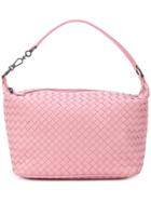 Bottega Veneta Small Intrecciato Boudoir Bag - Pink & Purple