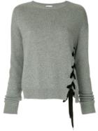 Red Valentino Loose Fitted Sweater - Grey
