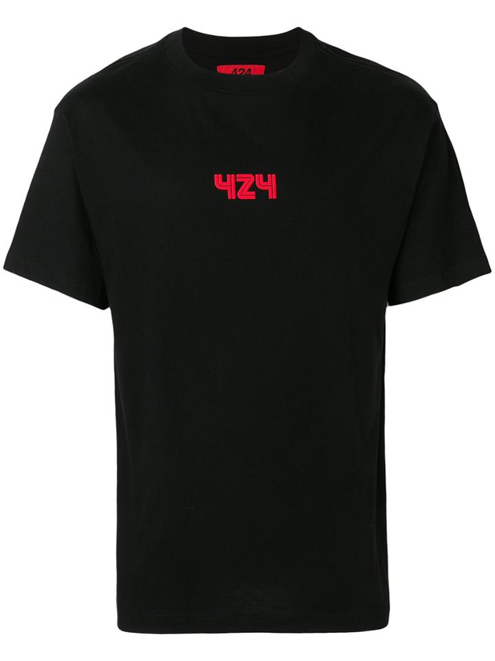 424 Fairfax Logo Print T-shirt - Black