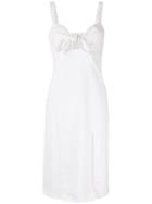 Venroy Front Tie Dress - White