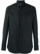 Ann Demeulemeester Concealed Button Placket Shirt, Men's, Size: Xs, Black, Cotton
