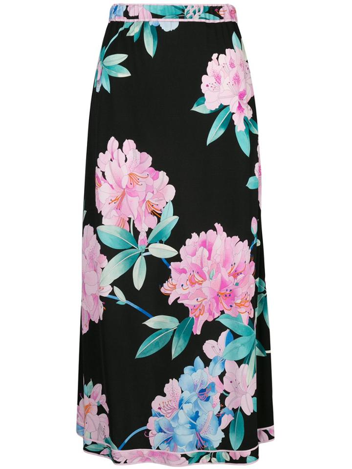 Leonard Camelia Midi Skirt - Black