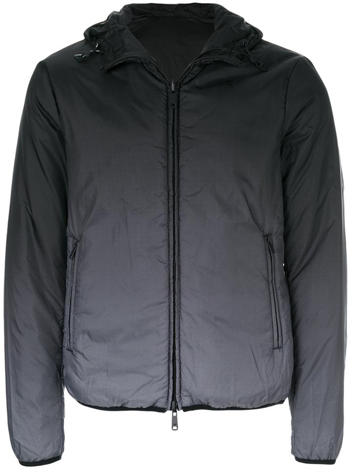 Armani Jeans Ombré Puffer Jacket - Black