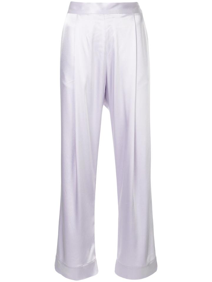 Georgia Alice Babe Flared Trousers - Pink & Purple