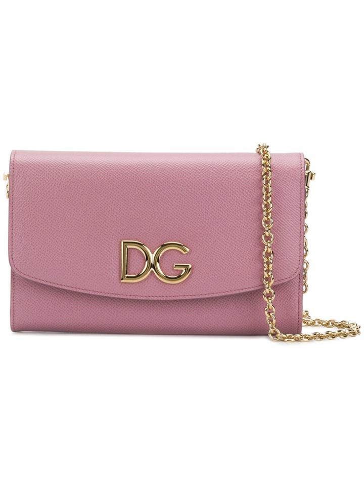 Dolce & Gabbana Wallet On A Chain - Pink