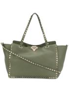 Valentino Rockstud Tote Bag - Green