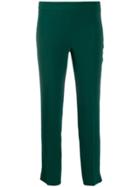Alberto Biani Crepe Slim-fit Trousers - Green