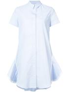 Sacai Boxy Shirt Dress - Blue