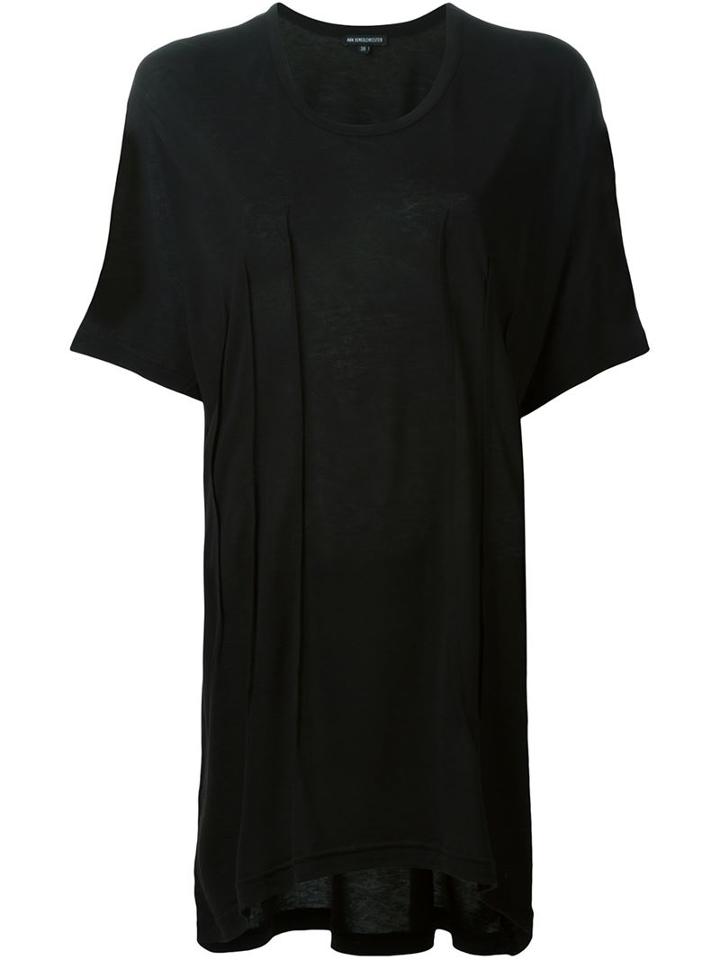 Ann Demeulemeester Blanche High Low Hem T-shirt