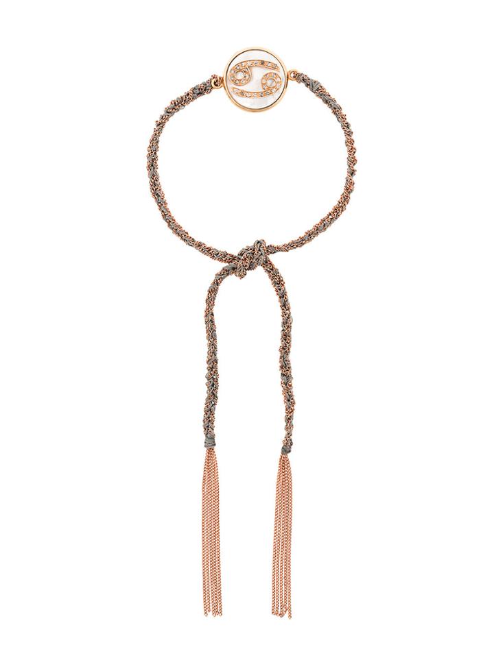 Carolina Bucci 18kt Rose Gold And Diamond Lucky Cancer Zodiac Bracelet