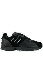 Y-3 Contrast Textured Mesh Sneakers - Black