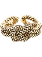 Michael Schmidt Mesh 'love Knot' Bracelet, Women's, Metallic