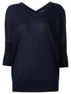 Derek Lam Dolman Sleeve Sweater - Blue