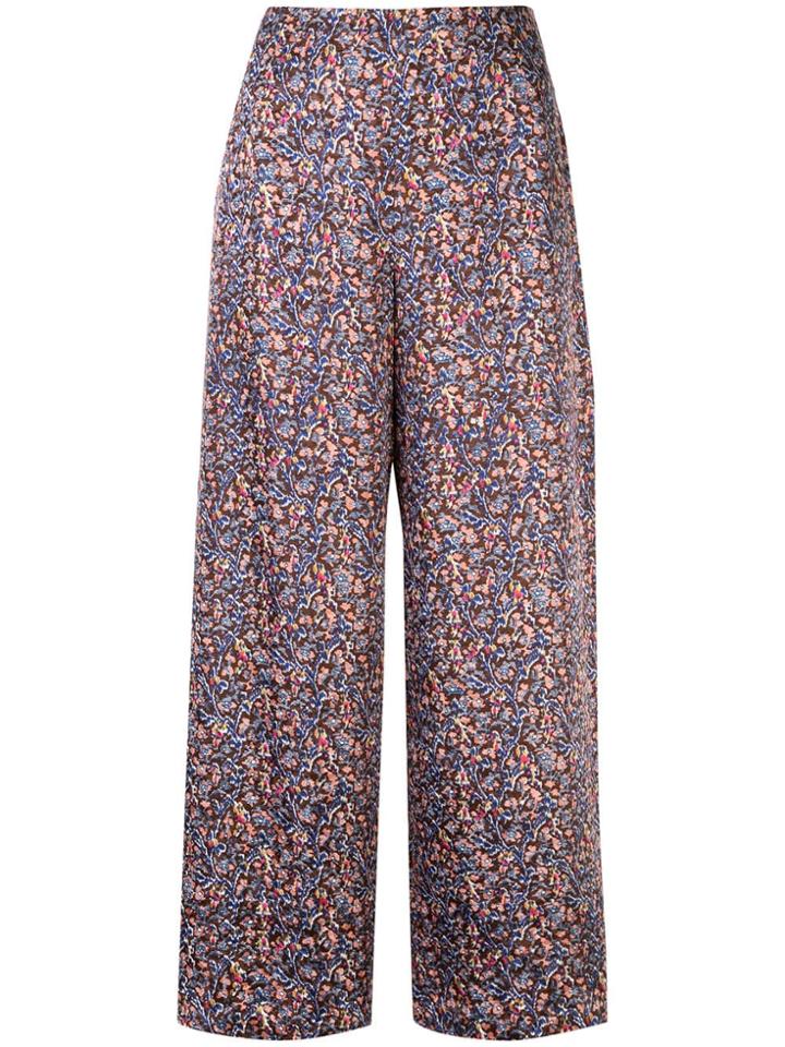 Muller Of Yoshiokubo Majorelle Flared Trousers - Multicolour