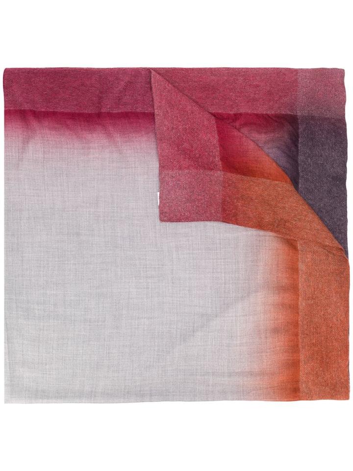 Faliero Sarti Degradé Effect Scarf - Grey