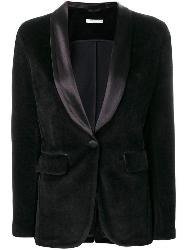 Circolo 1901 Velvet Dinner Jacket - Black