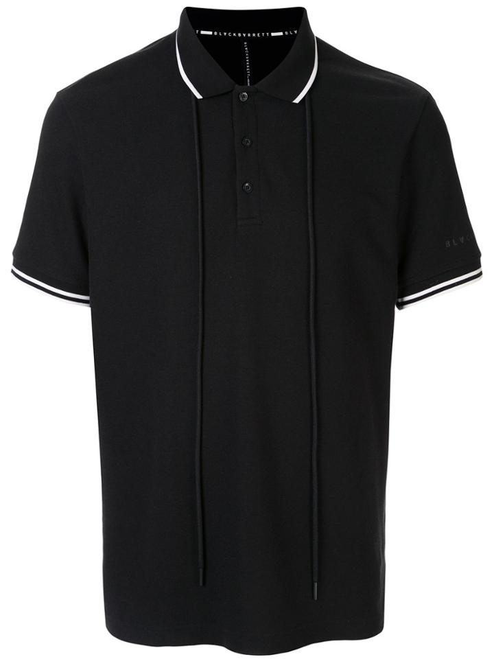 Blackbarrett Drawstring Polo Shirt