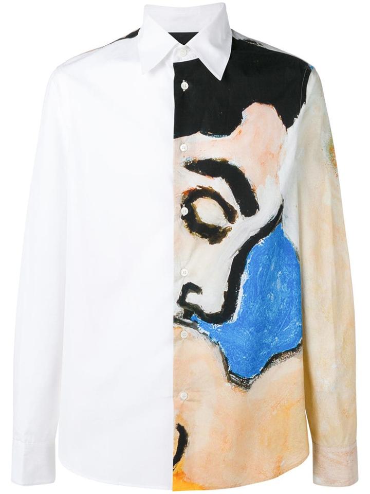 Marni Art Print Shirt - White