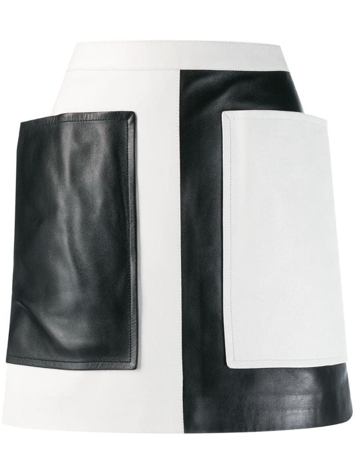 Burberry Pocket Detail Mini Skirt - Black