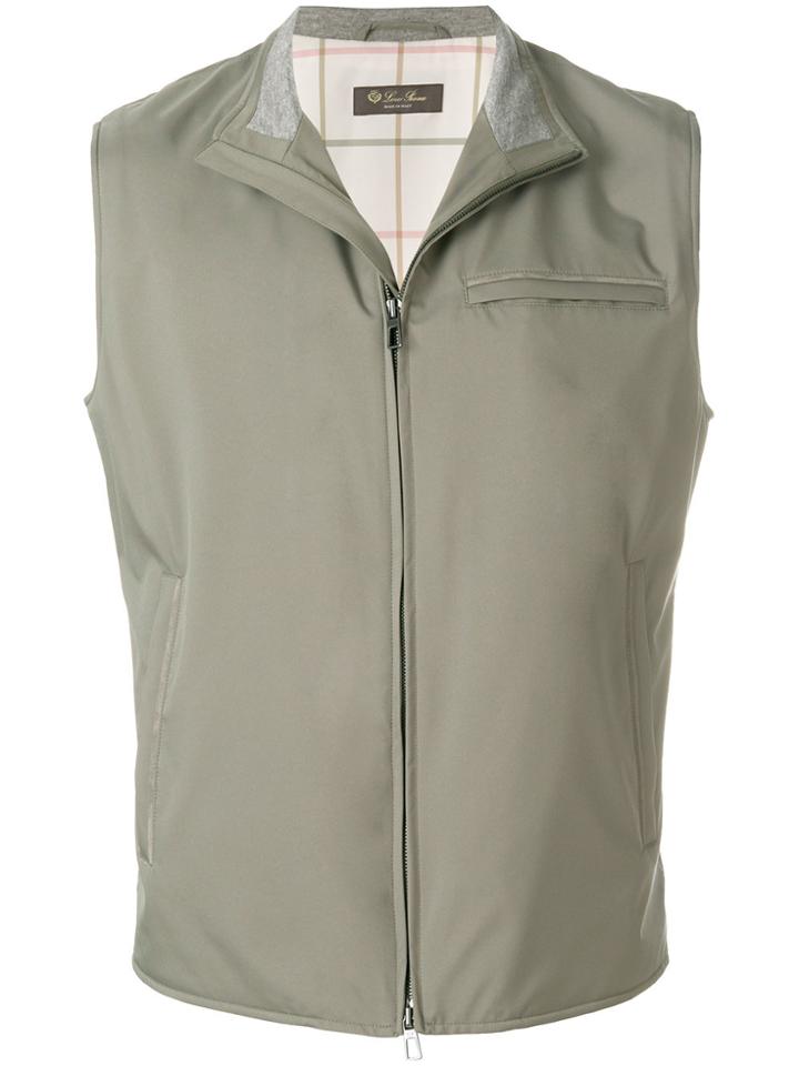 Loro Piana Southend Gilet - Green