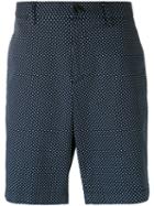 Dot Print Chino Shorts - Men - Cotton/spandex/elastane - 38, Blue, Cotton/spandex/elastane, Michael Kors