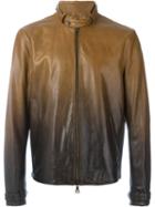 John Varvatos Gradient Leather Jacket